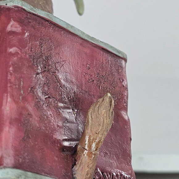 Spice Series Shelf Sitter Celery Salt Willowville Figurine Billy Goat *Repair* - Picture 4 of 7